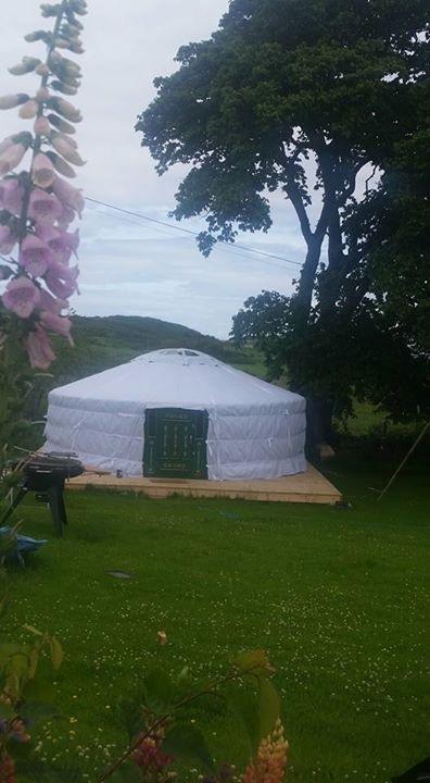 The Yurt Hotel Isle of Gigha Buitenkant foto